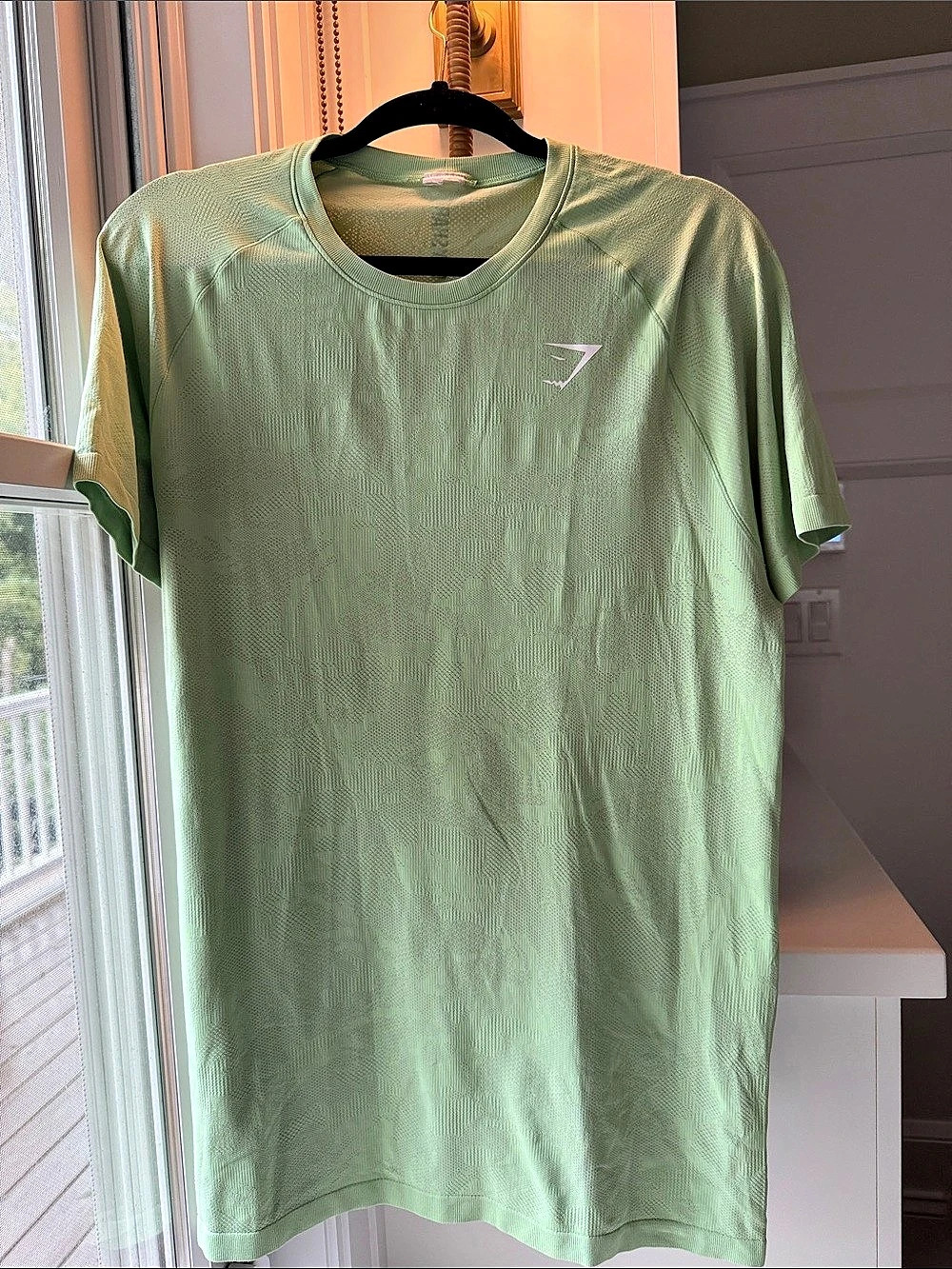 Gymshark Apex Seamless T-Shirt Short Sleeve Athletic Tee in Green